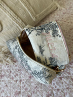 Personalized French Toile de Jouy Mini Wallet
