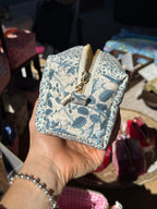 One-of-a-Kind French General Patchwork Boxy Pouch