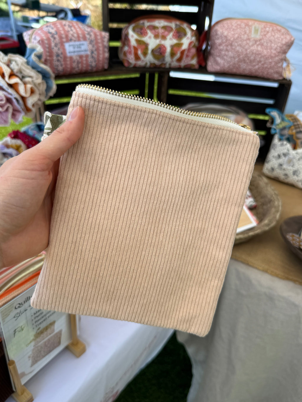 Kindle Sleeve | Corduroy & William Morris Fabric