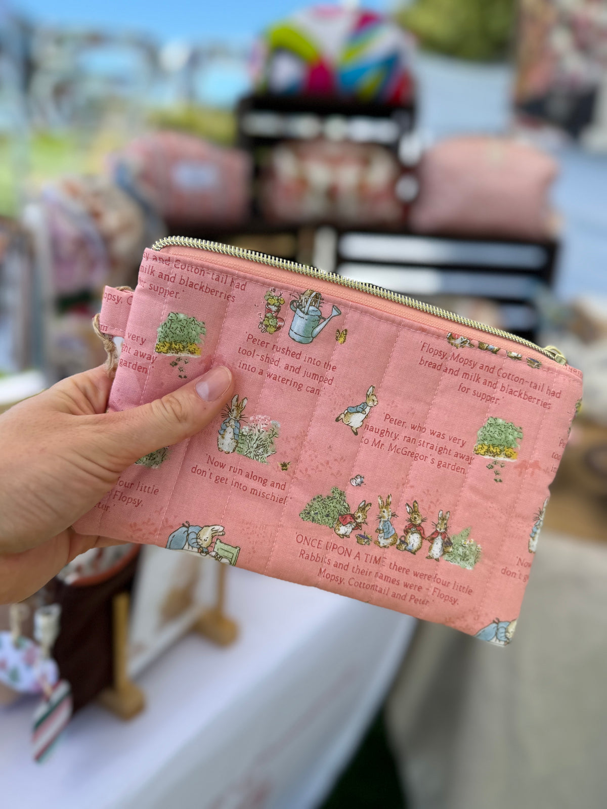 Quilted Flat Pouch | Peter Rabbit