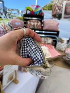 Quilted Mini Wallet | French Vintage Fabric