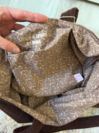 Corduroy Tote Bag with Interior Phone Pocket