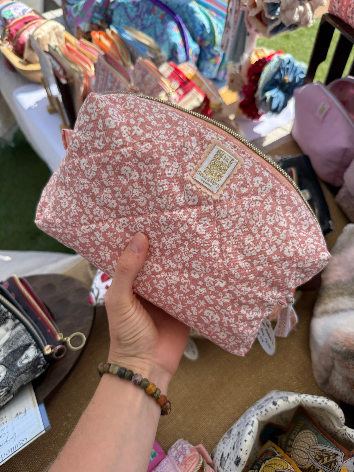 Quilted Big Boxy Pouch | Liberty London Fabric