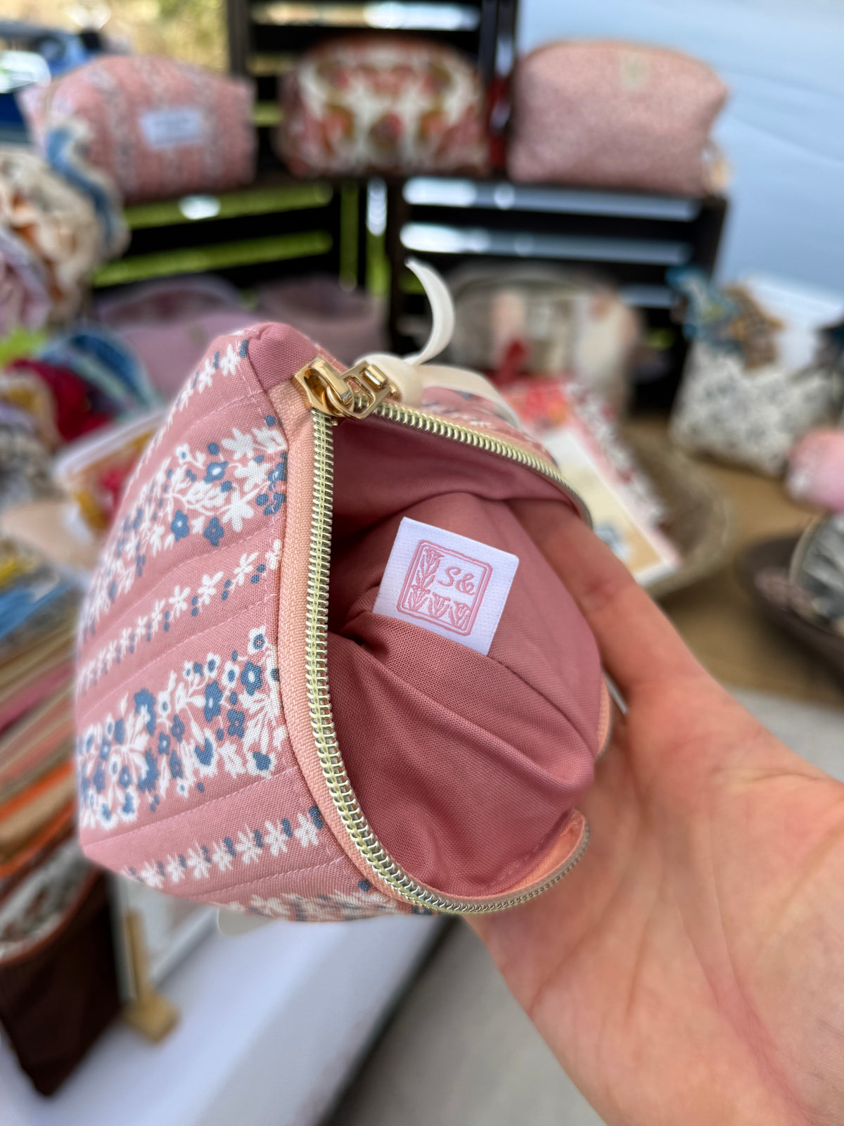Quilted Kindle Sleeve | Liberty London Fabric