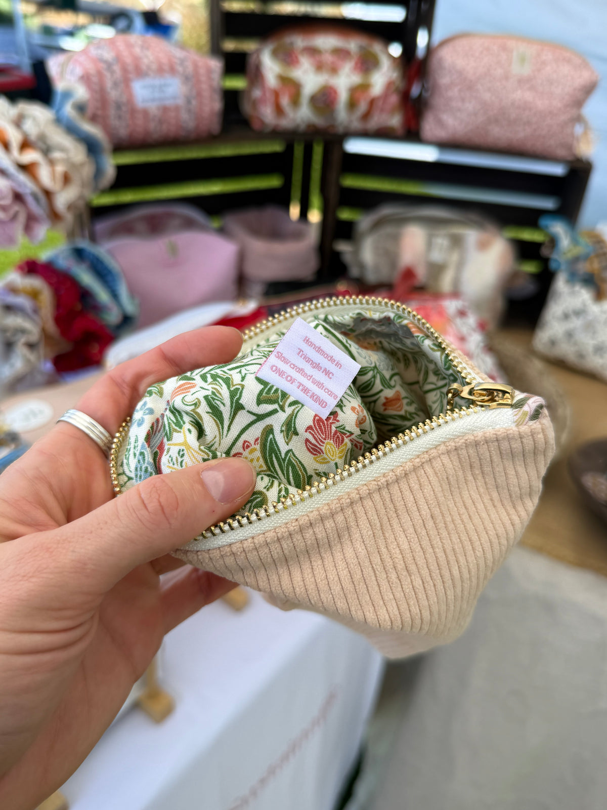 Kindle Sleeve | Corduroy & William Morris Fabric