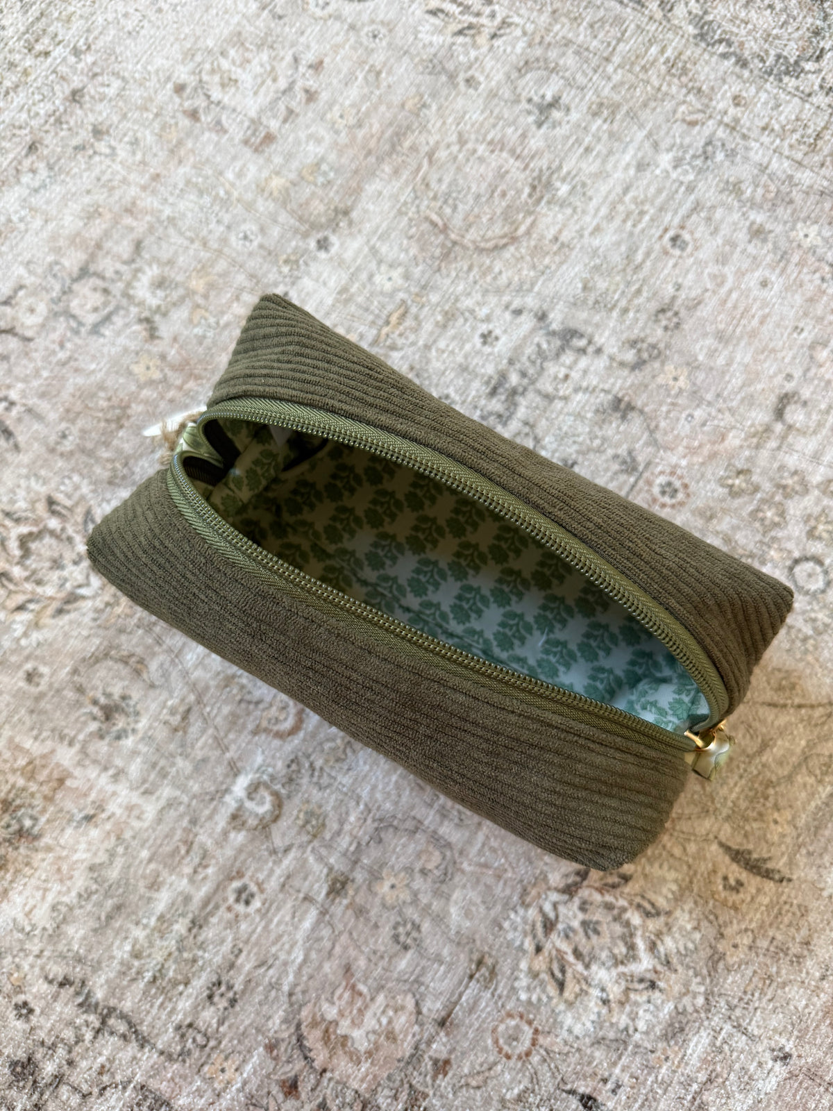 Corduroy Boxy Pouch