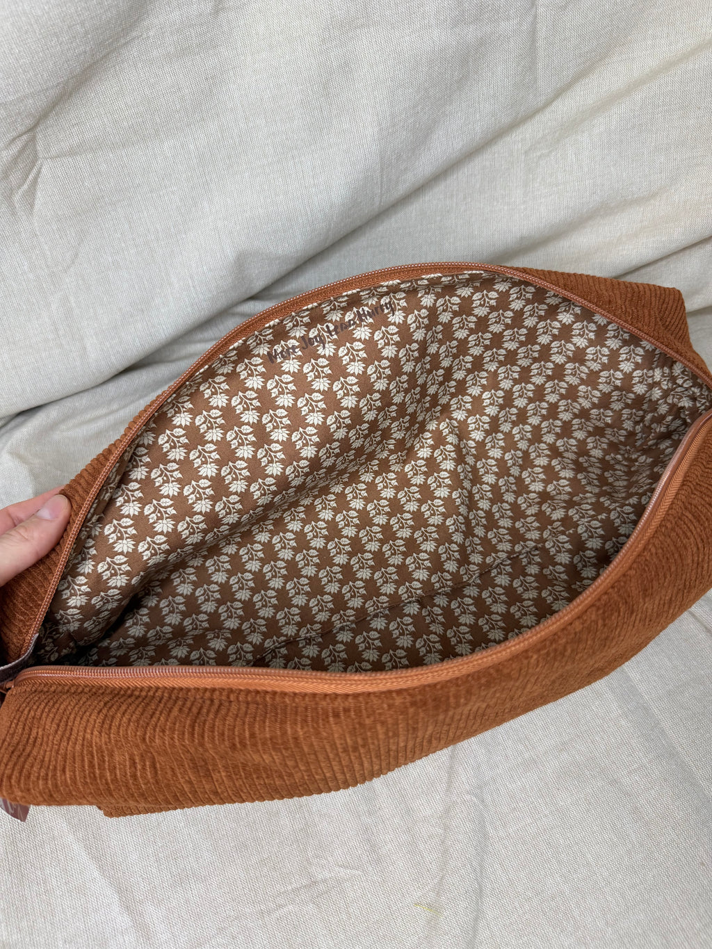 Handmade Hair Tool Pouch | Corduroy Fabric