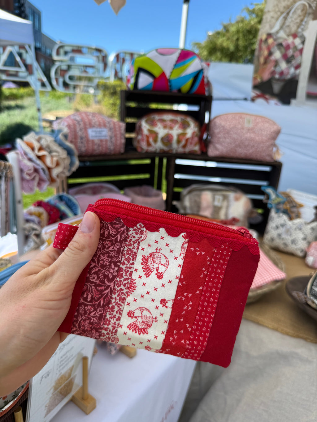 Quilted Mini Wallet | Patchwork Style