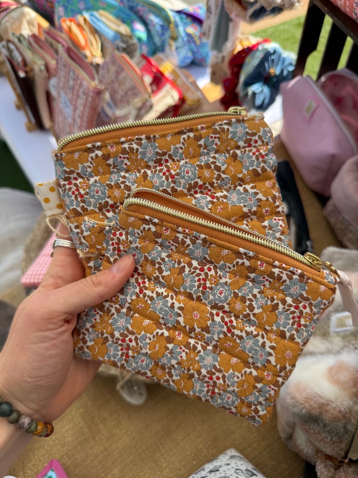 Quilted Mini Wallets | Tilda Fabric