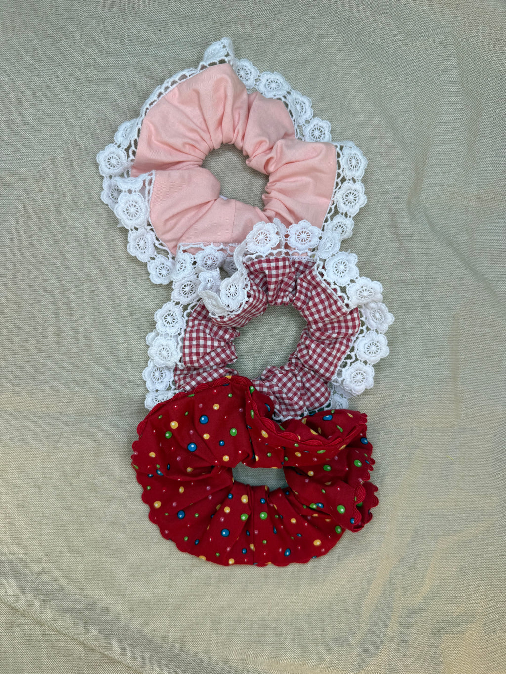 Lace Hair Scrunchies