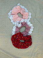 Lace Hair Scrunchies