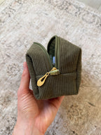 Corduroy Boxy Pouch