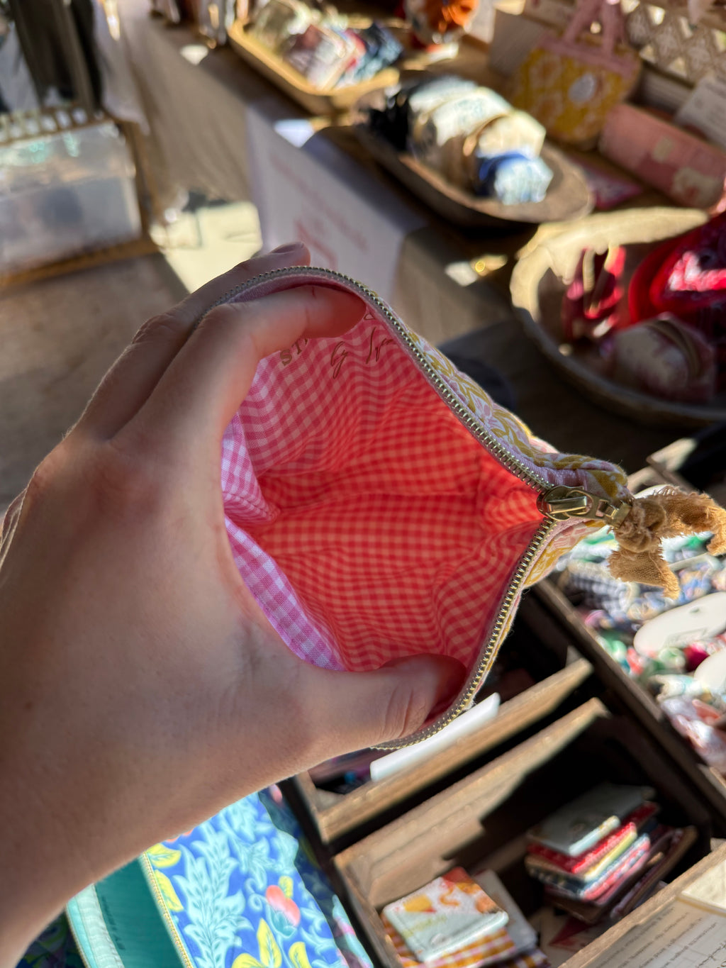 Quilted Rectangular Pouch