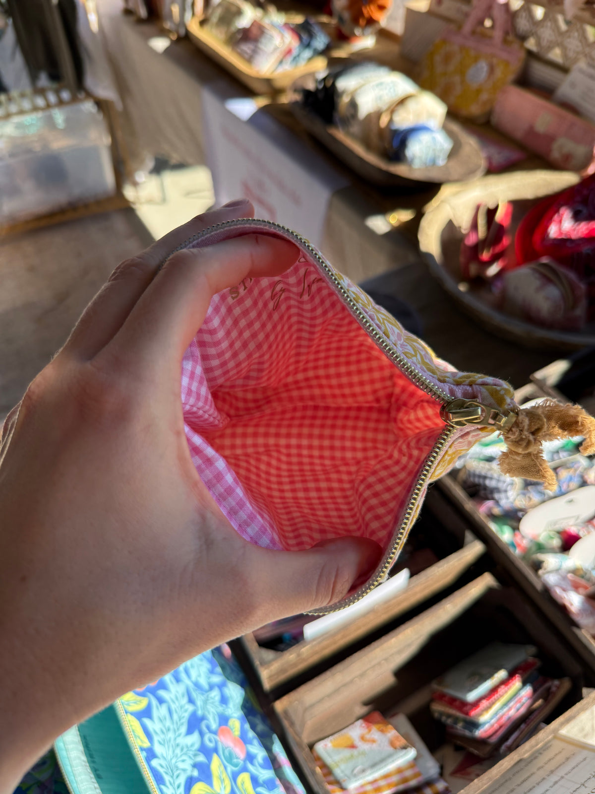 Quilted Rectangular Pouch