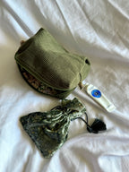 Corduroy Boxy Pouch l William Morris Lining