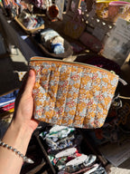 Handmade Quilted Autumn Rectangular Pouch