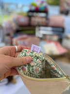 Flat Pouch | Corduroy & William Morris  Fabric