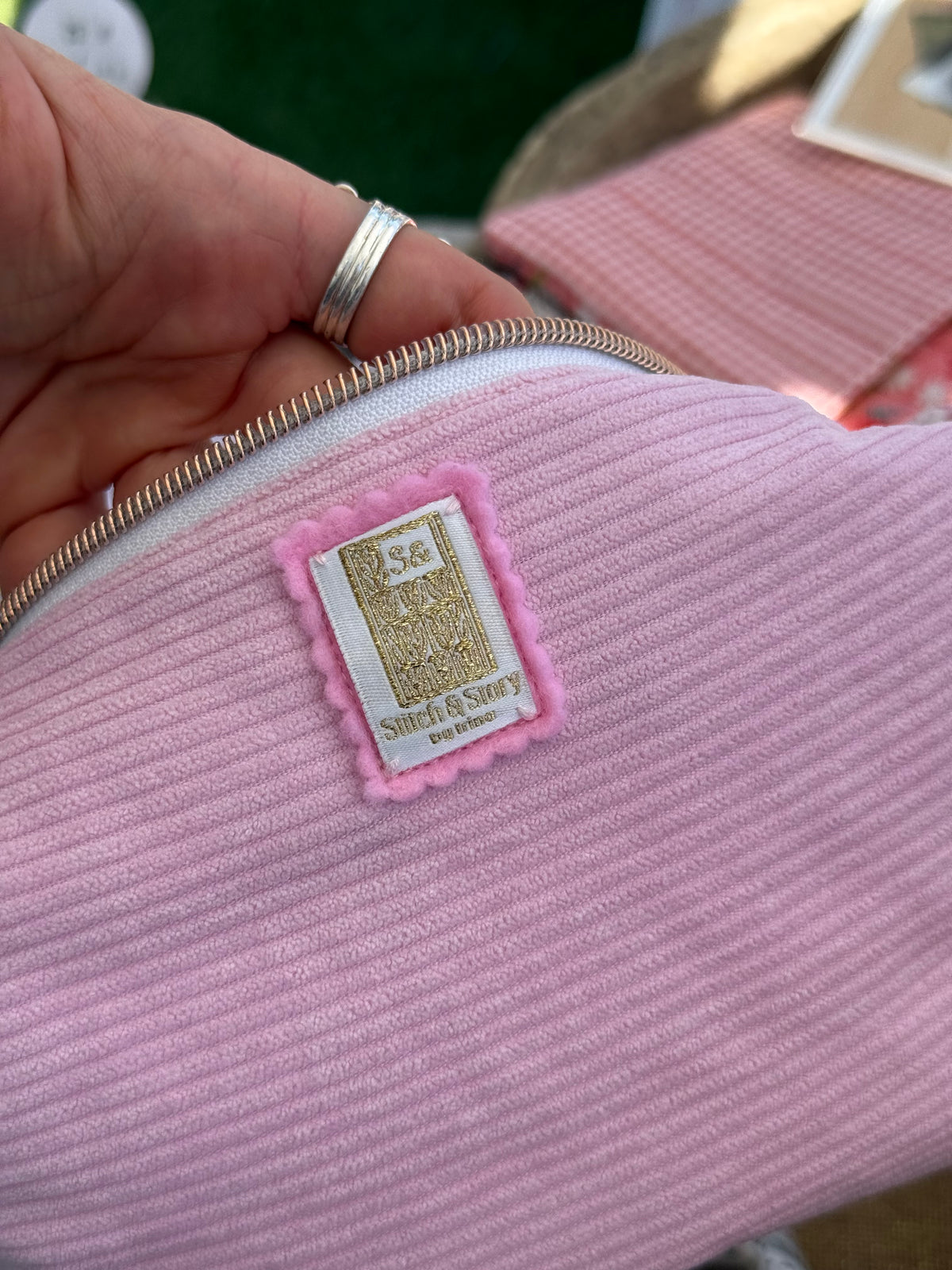 Big Boxy Pouch | Corduroy Fabric