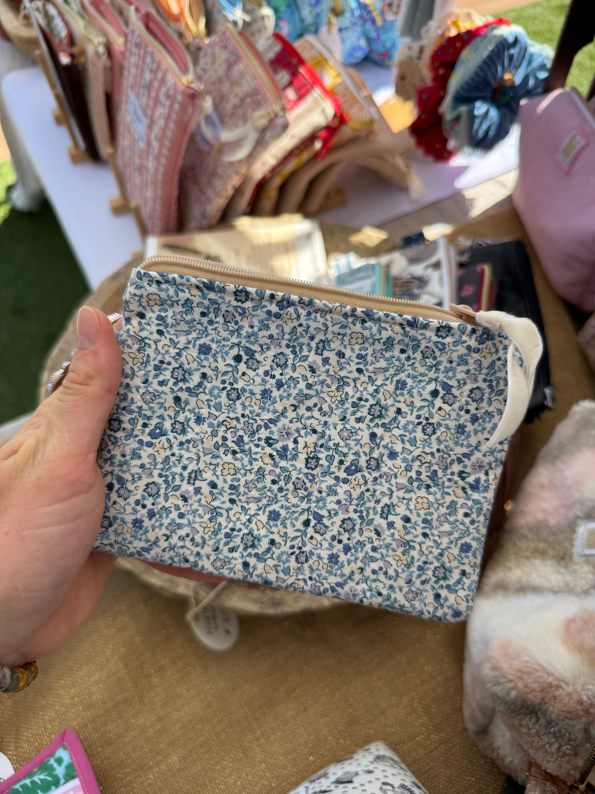 Quilted Mini Wallet | Liberty London Fabric