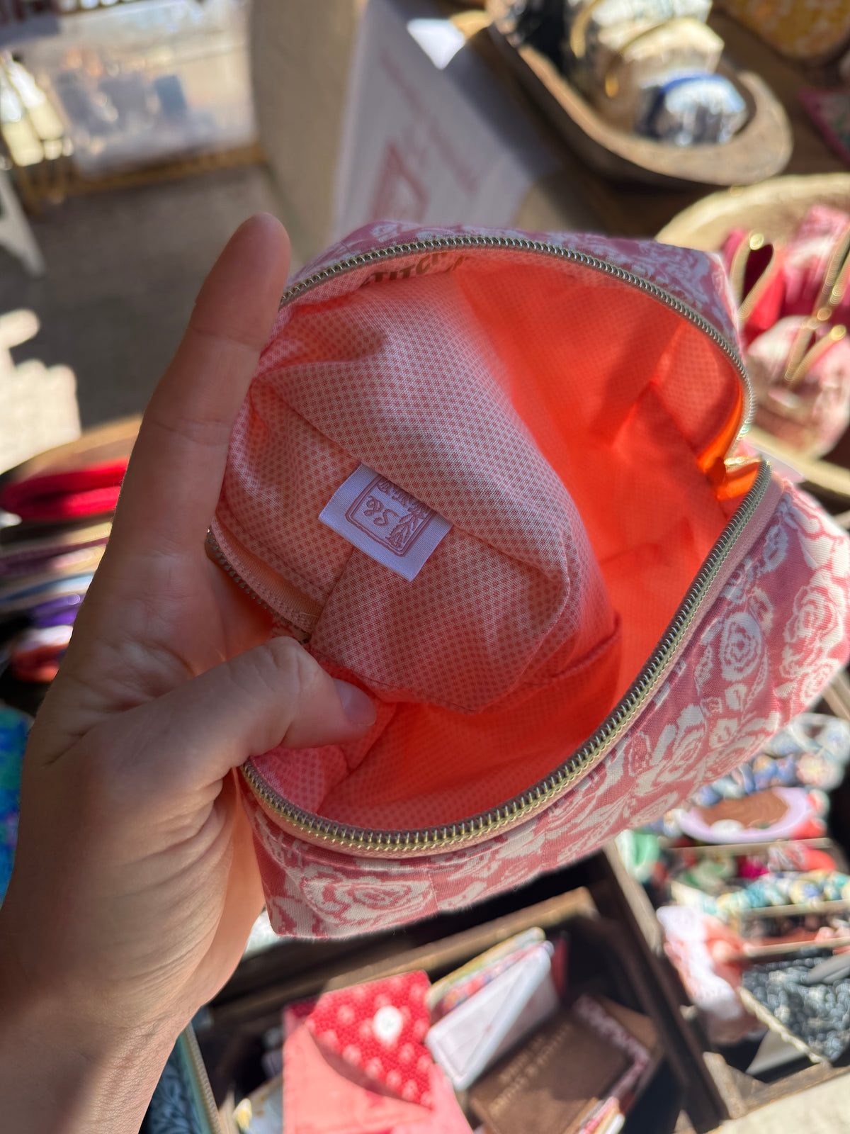 Quilted Medium Boxy Pouch