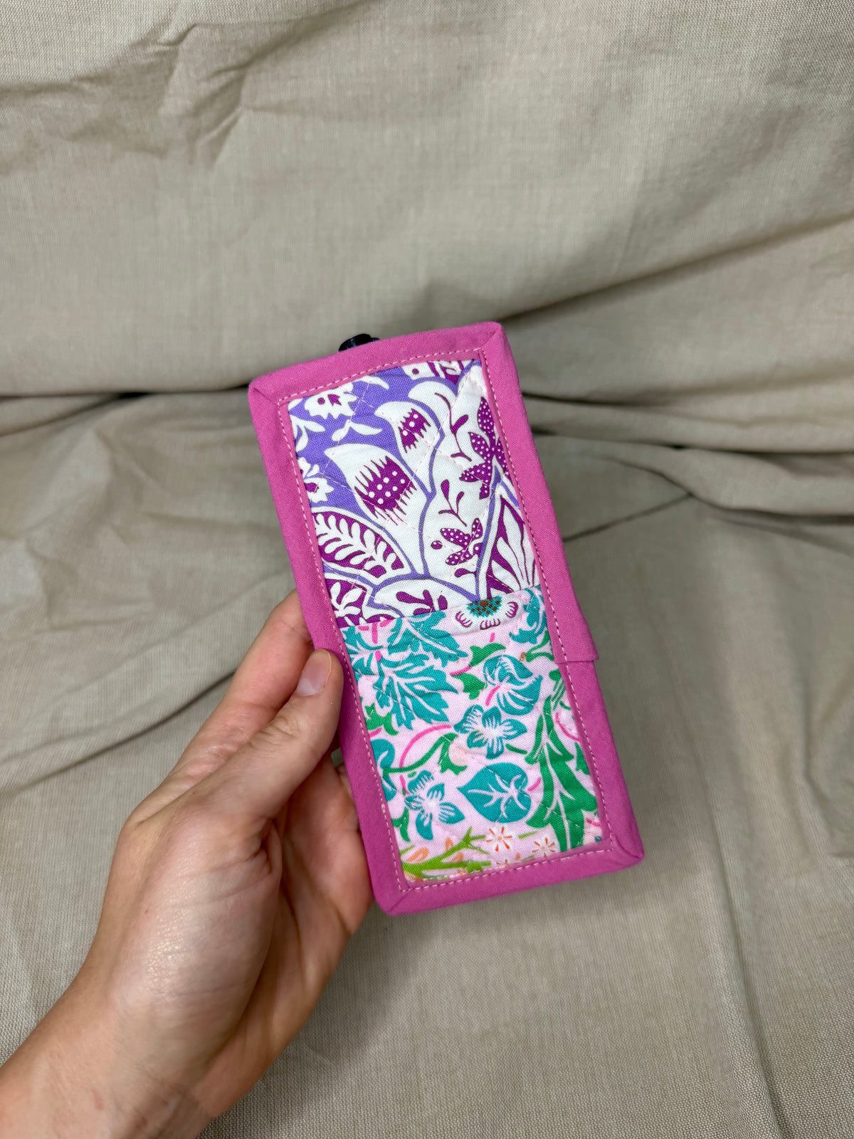 Patchwork Pen Holder | William Morris x Kaffe Fasset Fabric