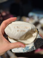 One-of-a-Kind French General Patchwork Boxy Pouch