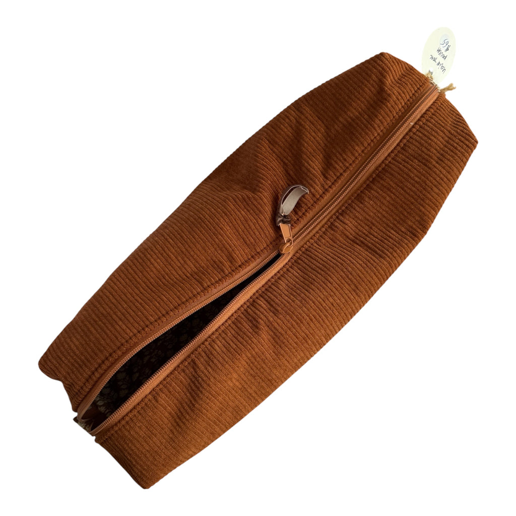Handmade Hair Tool Pouch | Corduroy Fabric